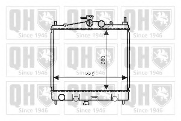 Radiator racire motor