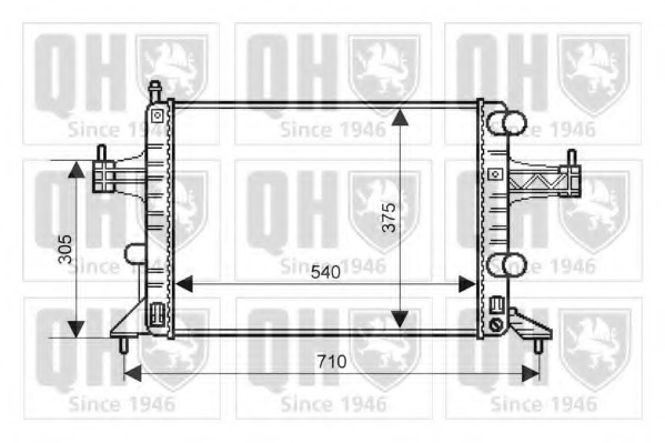 Radiator racire motor