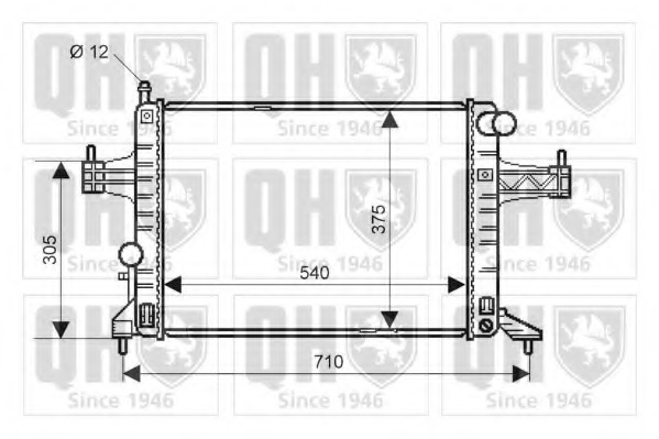 Radiator racire motor