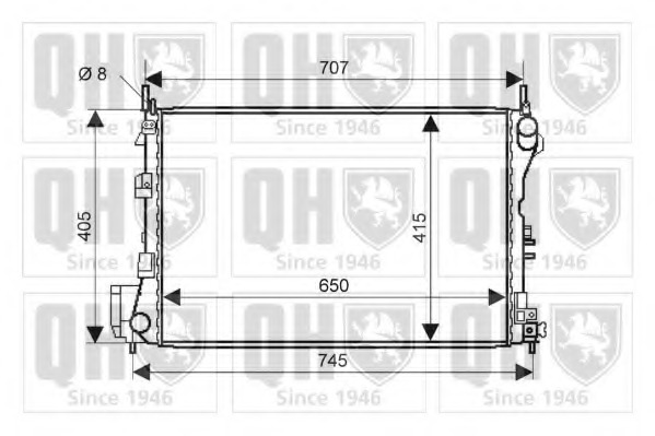 Radiator racire motor