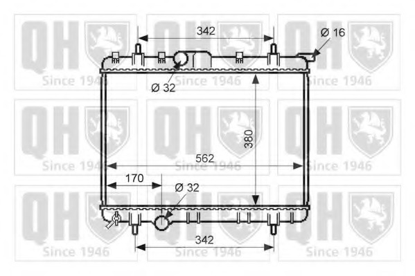 Radiator racire motor