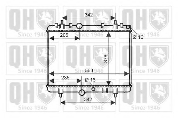 Radiator racire motor