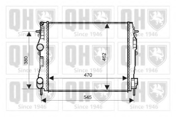 Radiator racire motor