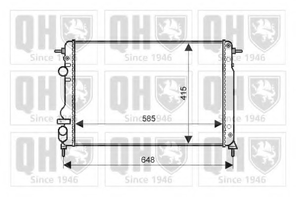 Radiator racire motor