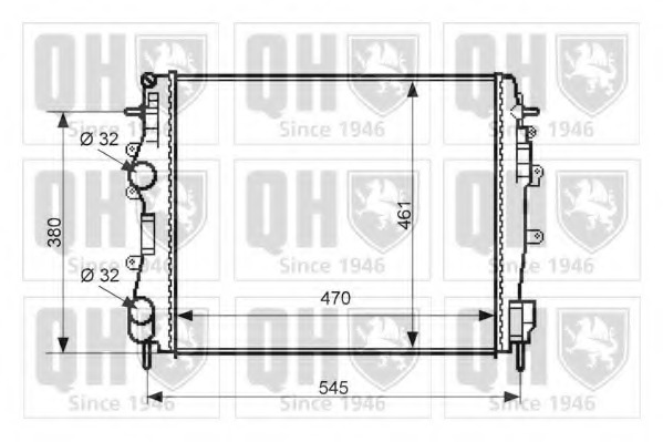 Radiator racire motor