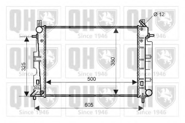 Radiator racire motor