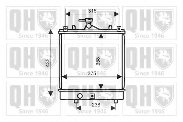 Radiator racire motor