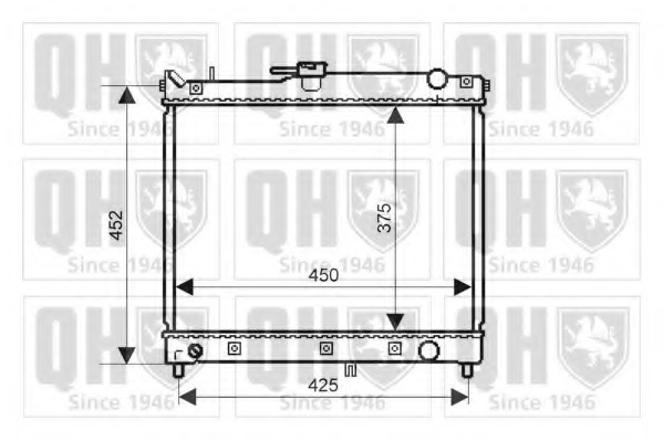 Radiator racire motor