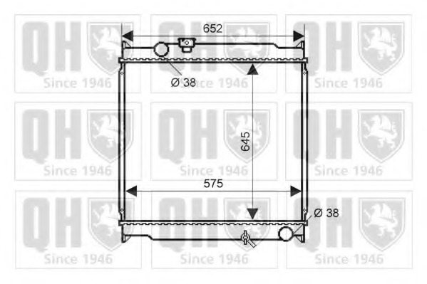 Radiator racire motor