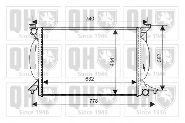 Radiator racire motor