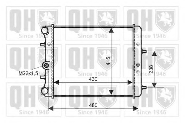 Radiator racire motor