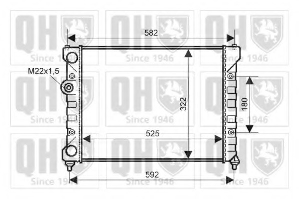 Radiator racire motor