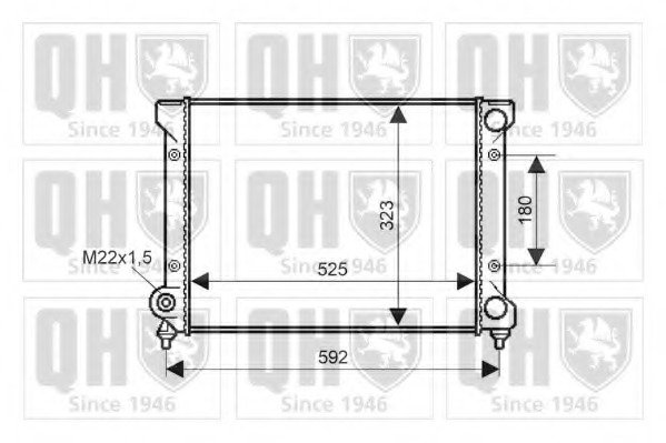 Radiator racire motor