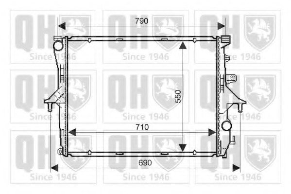 Radiator racire motor