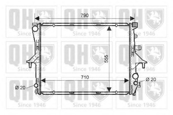 Radiator racire motor