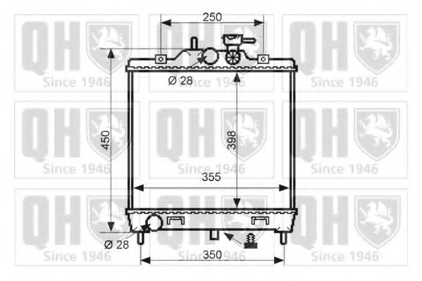 Radiator racire motor