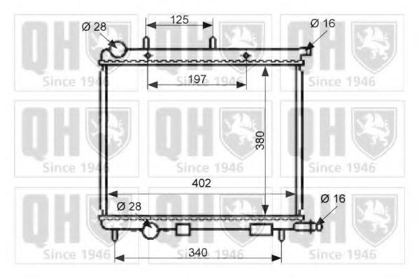 Radiator racire motor