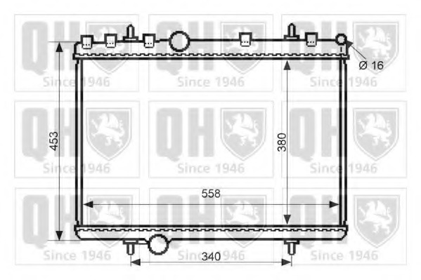 Radiator racire motor