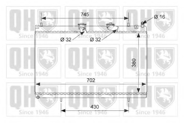 Radiator racire motor