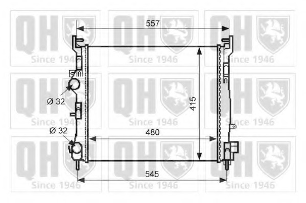 Radiator racire motor