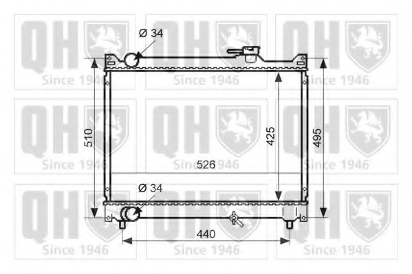 Radiator racire motor