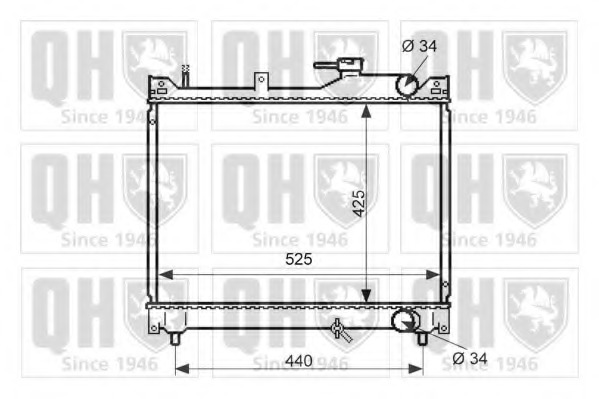 Radiator racire motor