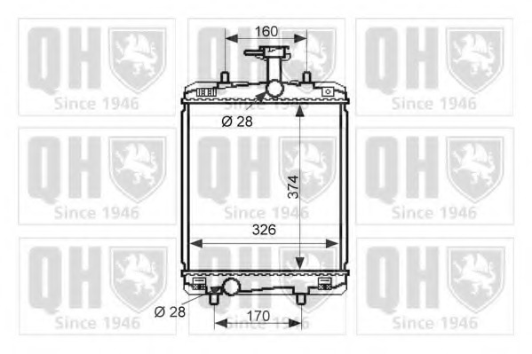 Radiator racire motor