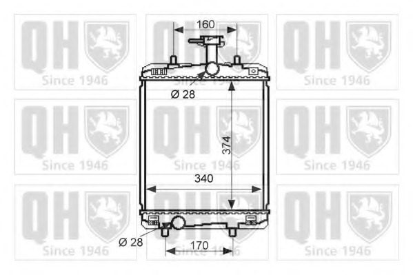 Radiator racire motor