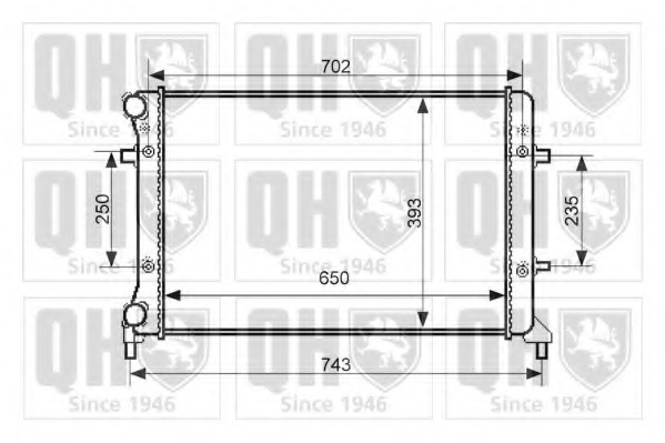 Radiator racire motor