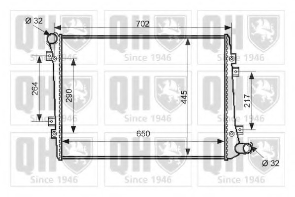 Radiator racire motor