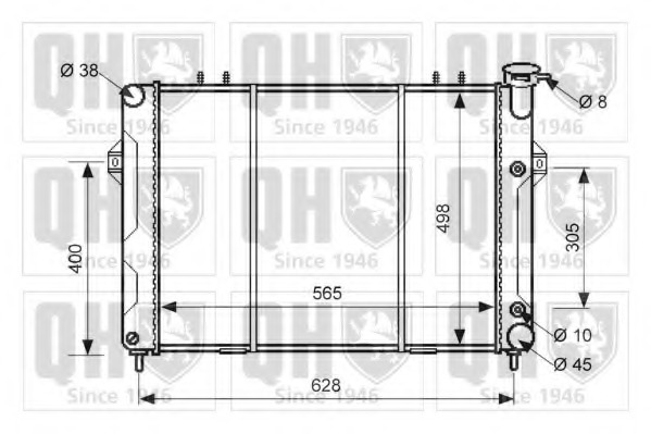 Radiator racire motor