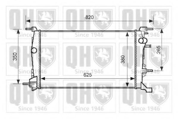 Radiator racire motor