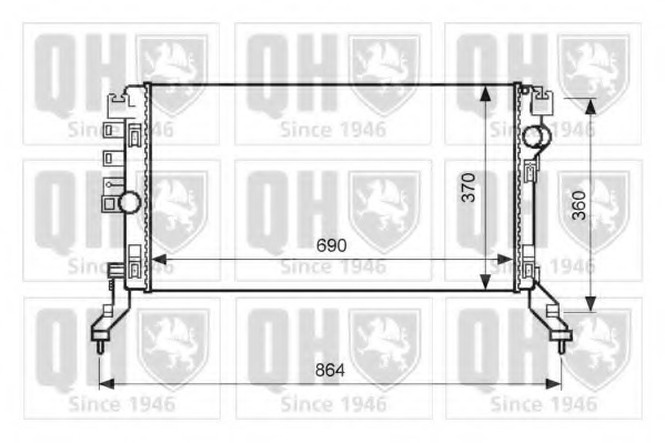 Radiator racire motor