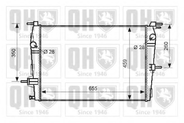 Radiator racire motor