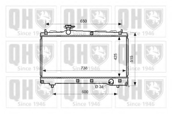 Radiator racire motor