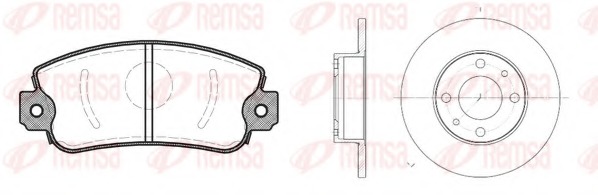 Set frana frana disc