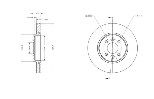 Disc frana