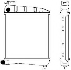 Radiator racire motor