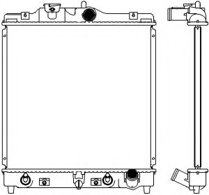 Radiator racire motor