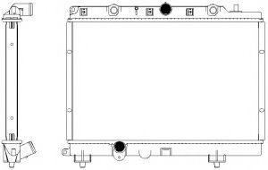 Radiator racire motor