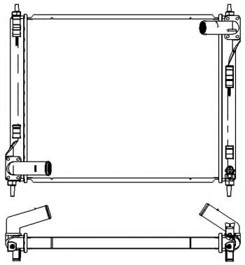 Radiator racire motor