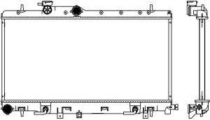 Radiator racire motor