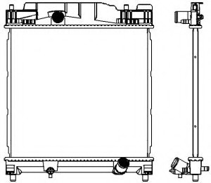 Radiator racire motor