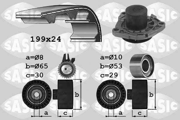 Set pompa apa + curea dintata