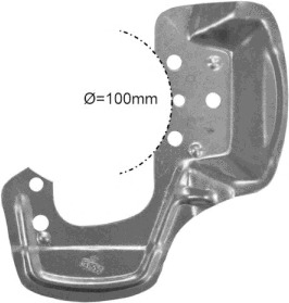 Protectie stropire disc frana