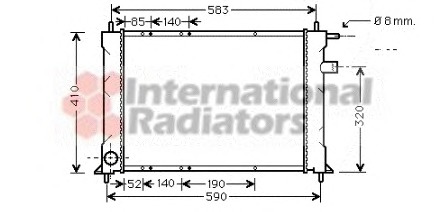 Radiator racire motor