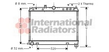 Radiator racire motor