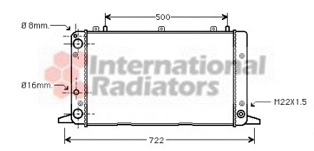 Radiator racire motor