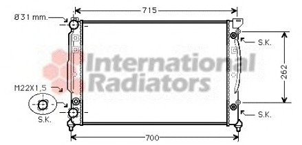 Radiator racire motor