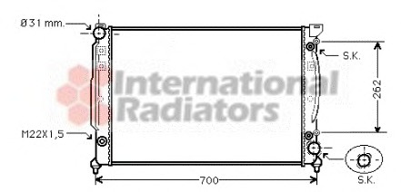 Radiator racire motor